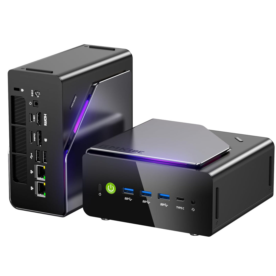 GMKtec K15 AI Oculink Mini PC mit Intel Core Ultra 5 125U Prozessor, Barebones ohne RAM/SSD/OS, Desk