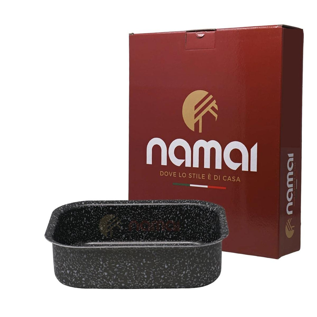 NAMAI - Auflaufform Klein 22cm x 15cm - Backblech Tief Spülmaschinengeeignet. Antihaft, Backblech Al
