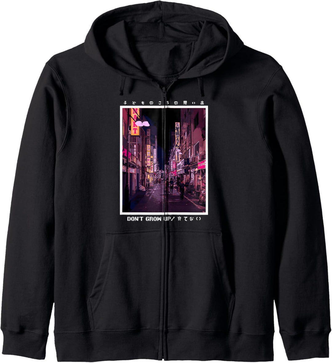 Retro Vaporwave 90's Lofi Tokio Harajuku Japan 90er Cyber Kapuzenjacke