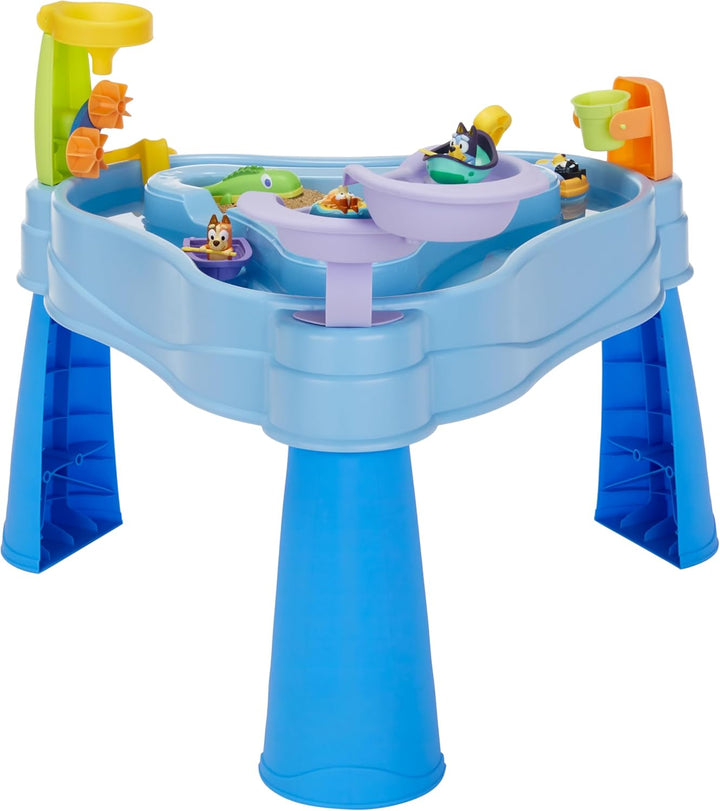 Little Tikes Bluey Wassertisch mit 6 Zubehörteilen Bluey Active Play für Jungen und Mädchen im Alter