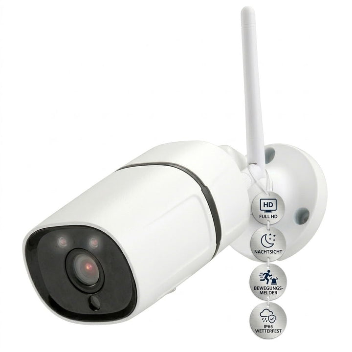 IOIO OC 500 WLAN Aussen Überwachungskamera Full HD IP65, Tuya kompatibel, Outdoor &amp; Indoor IP Kamera