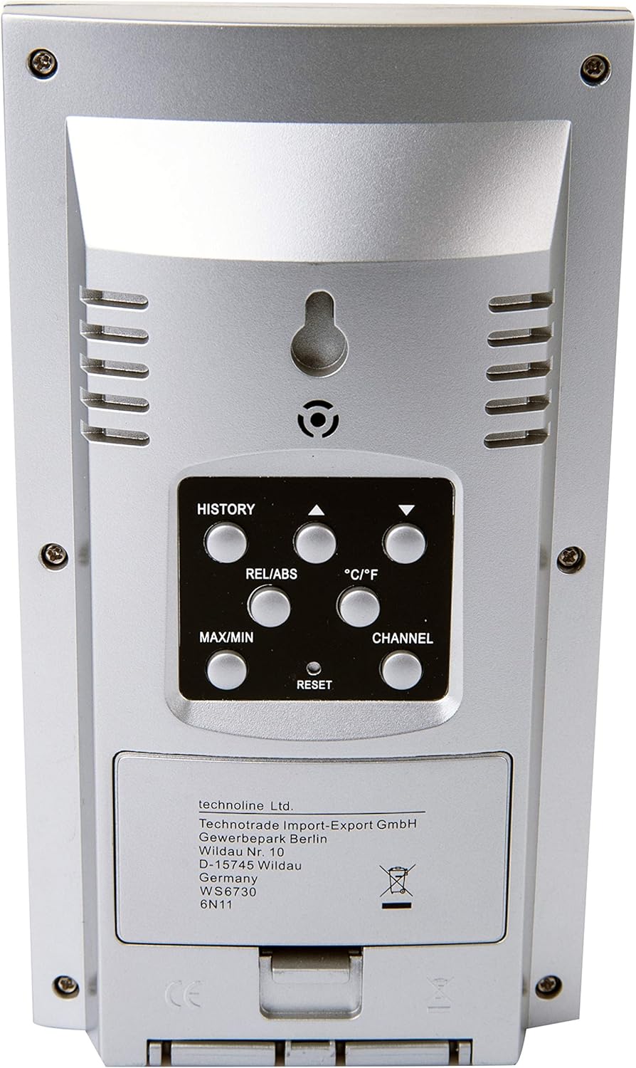 Wetterstation WS 6730 mit Vorhersage von Wettersituation, Anzeige von Wettertendenz und Luftdruck