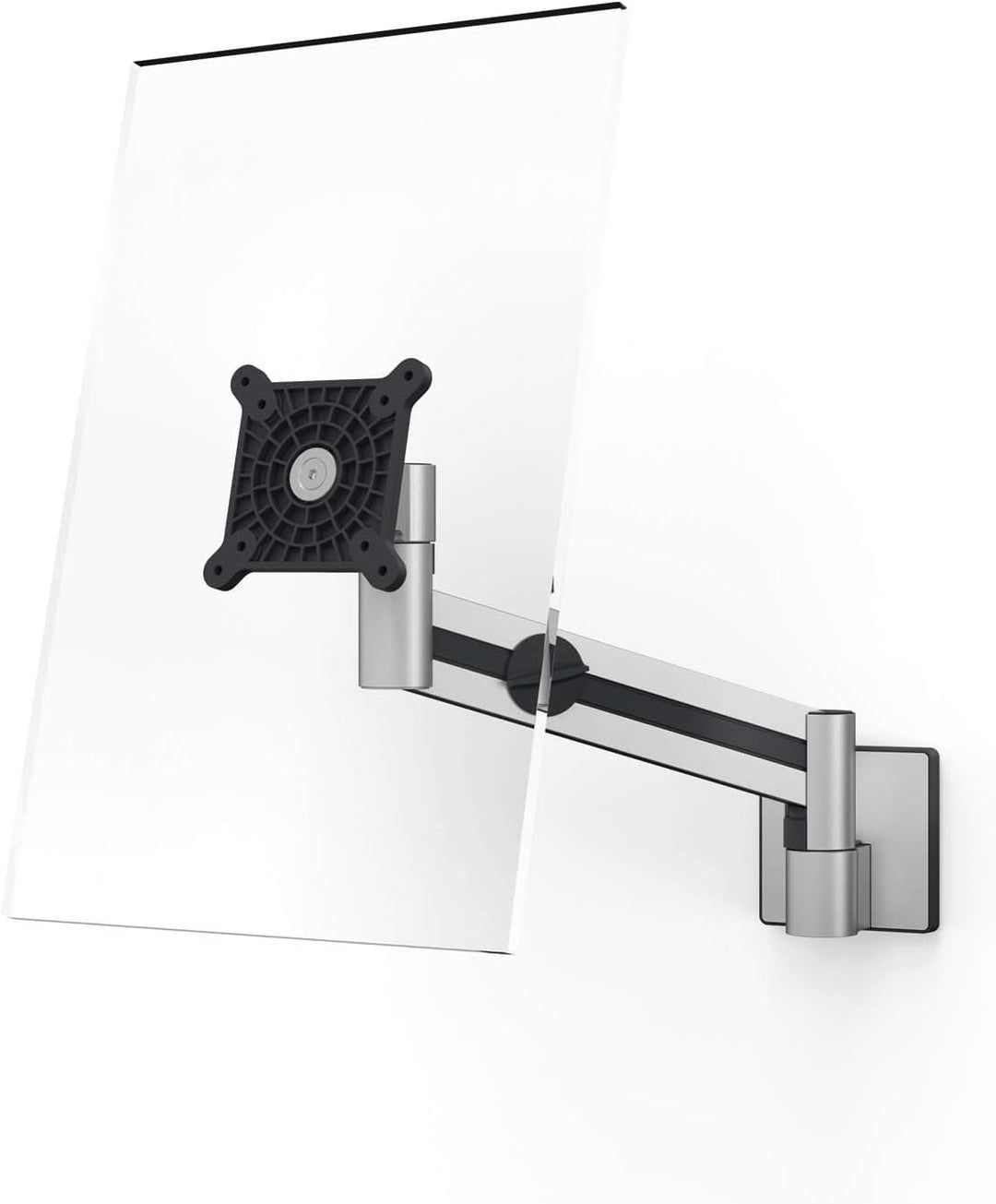 Durable Monitor Wandhalterung, flexibler Schwenkarm 360° drehbar, für VESA Bildschirme 21-27", silbe