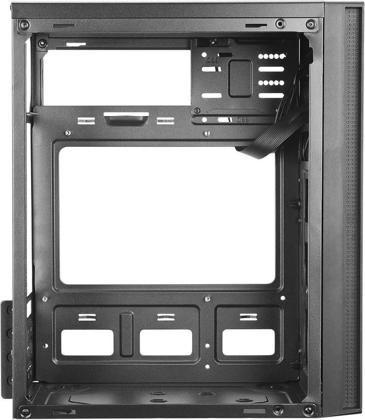 Tacens Anima AC5, Kompaktes Micro ATX PC Gehäuse, Front Mesh Kühlung, USB 3.0, Schwarz, AC5