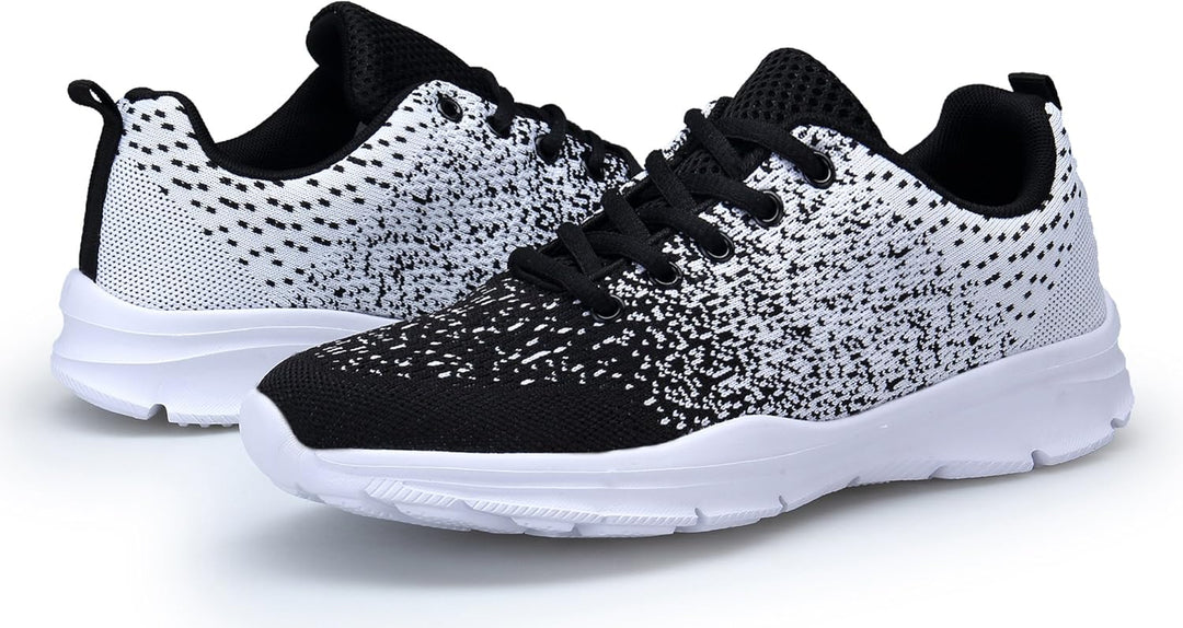 DAFENP Sportschuhe Laufschuhe Atmungsaktiv Leichte Turnschuhe Gym Fitness Sneaker für Herren Damen S