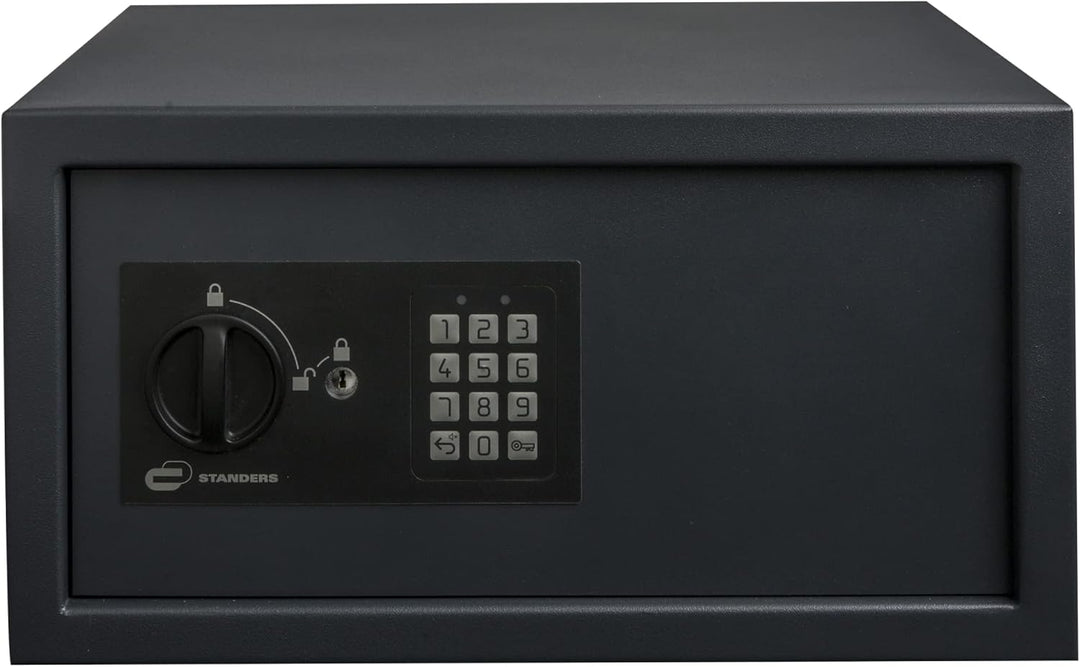 STANDERS - Elektronischer Safe - 28L - 35 x 44 x 23 cm - Wandtresor - Code-Safe - 2 Sicherheitsschlü