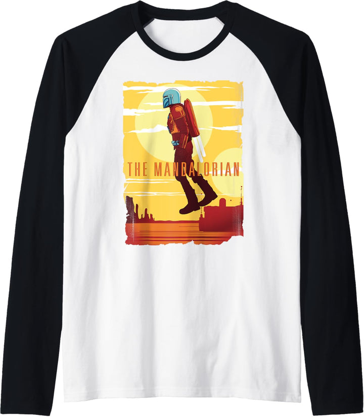 Star Wars Mandalorian Jet Pack Sun Raglan