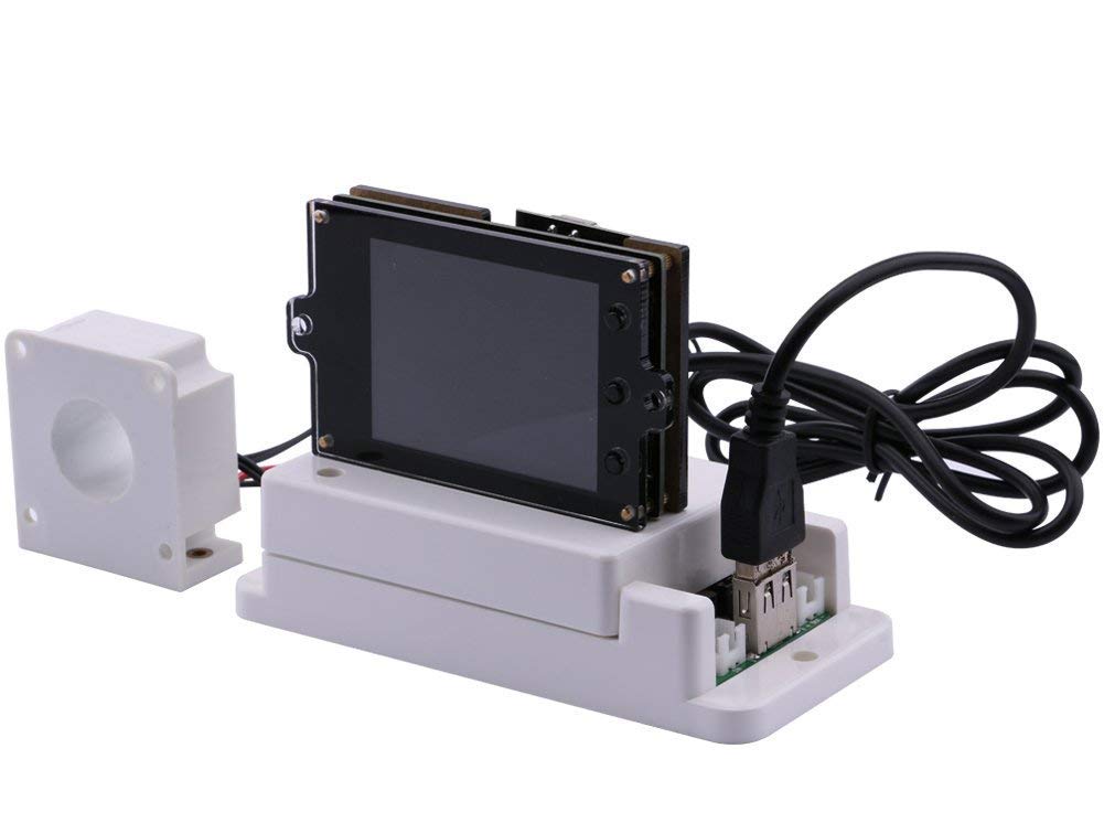 DollaTek 2,4" LCD-Spannung Ampere Leistung Watt Coulomb Kapazität Zeitzähler Temperaturprüfer Detekt