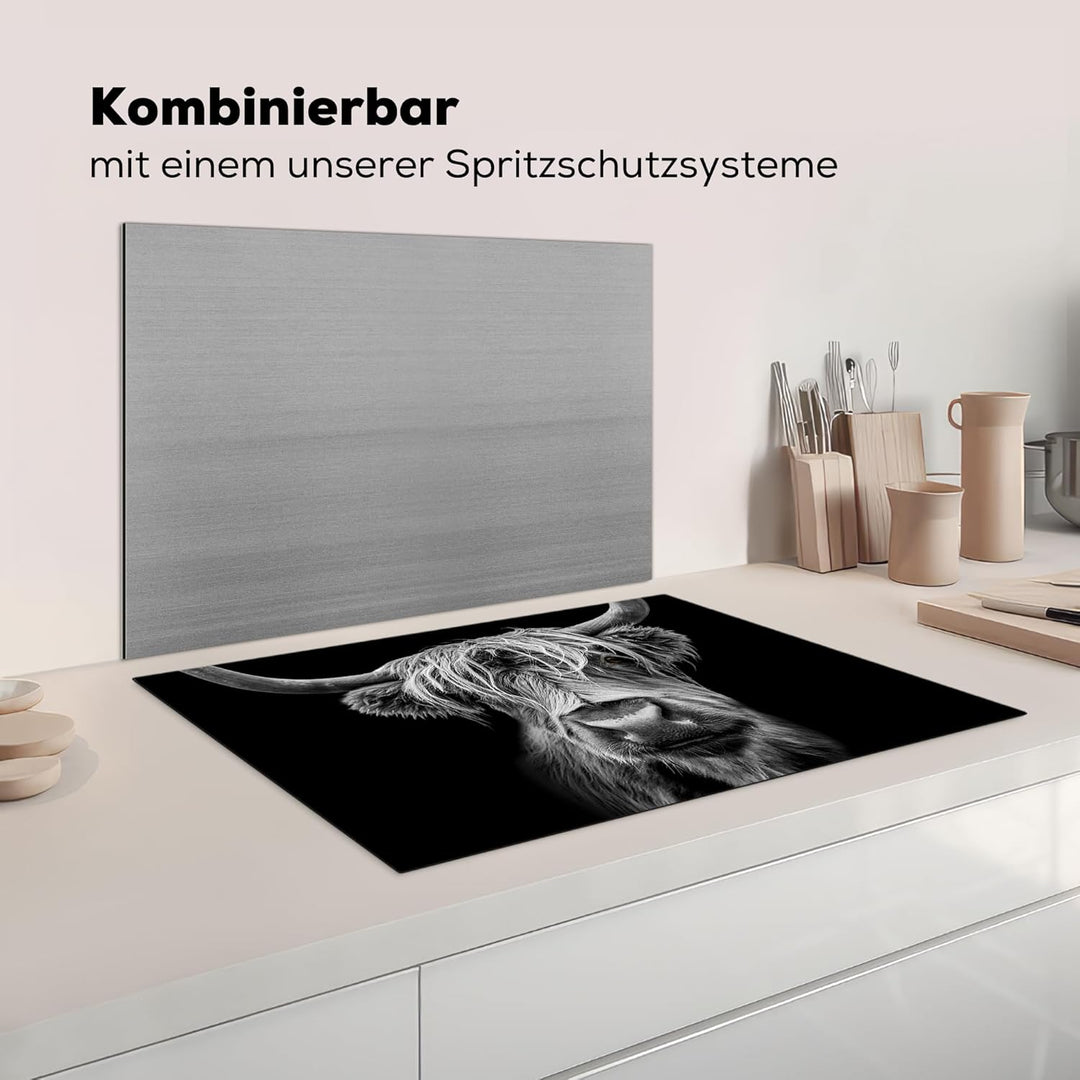 Herdabdeckplatte Einteilig Induktionsmatte Küche Abdeckung Ceranfeld Herd Abdeckplatte Vinyl Matte A