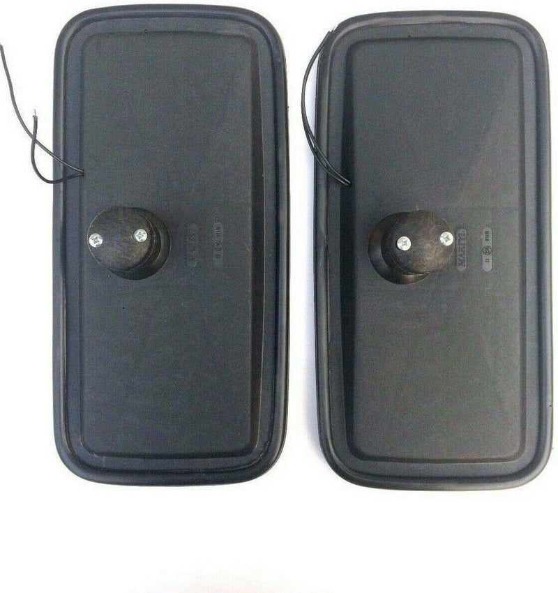 2x Aussenspiegel Spiegel UNIVERSAL SET LKW Bagger Traktor Baumaschinen 375 x 185 mm BEHEIZT