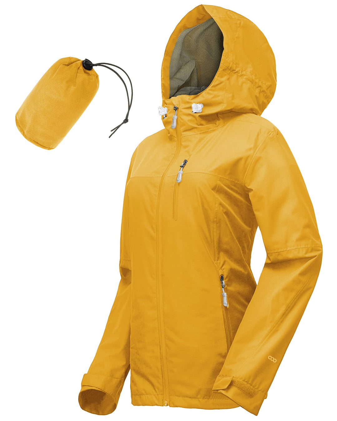 33,000ft Regenjacke Damen Wasserdicht Outdoorjacke Atmungsaktiv Herbst Übergangsjacke Leichte Jacke