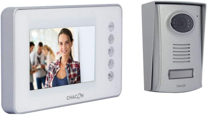 Kabelgebundenes Bildtelefon mit 4,3 Zoll Display – Weiss