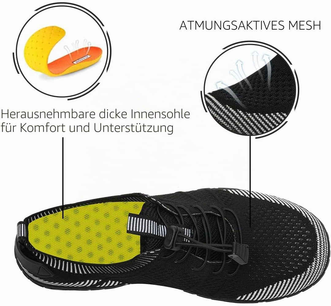 WateLves Badeschuhe Herren Damen Barfussschuhe Wasserschuhe Schwimmschuhe Strandschuhe für Surfen,Ta