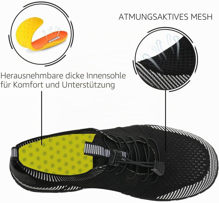 WateLves Badeschuhe Herren Damen Barfussschuhe Wasserschuhe Schwimmschuhe Strandschuhe für Surfen,Ta