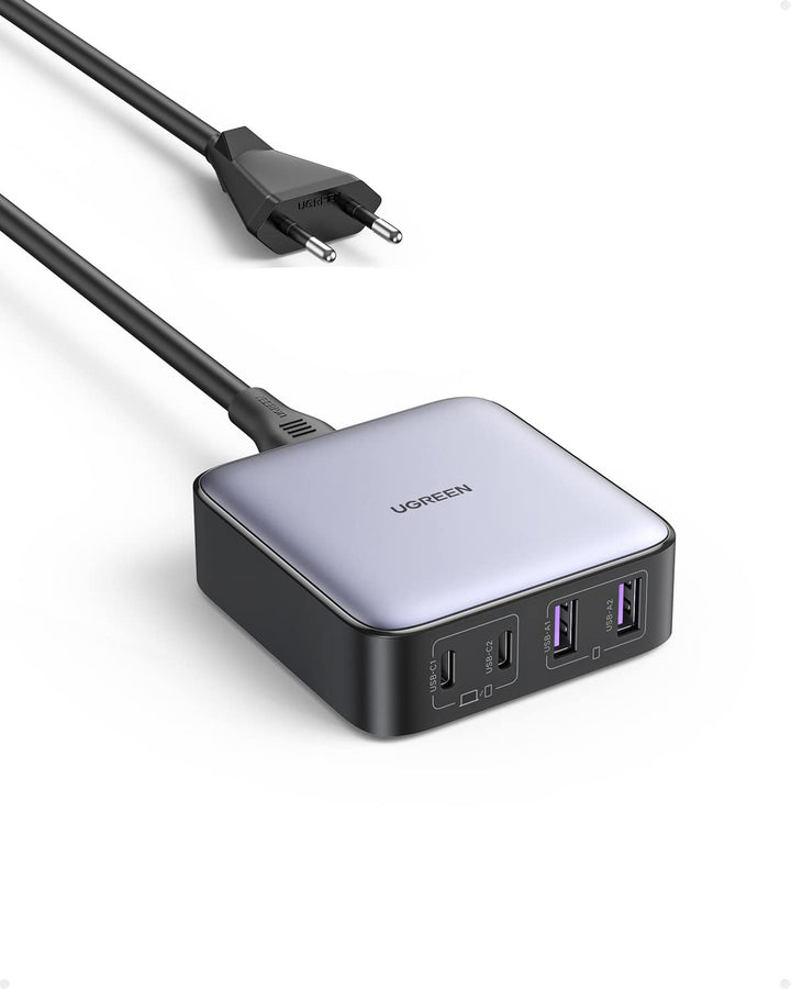 UGREEN Nexode 65 W Ladegerät USB C 4 Ports mit GaN II Tech kompatibel mit MacBook Pro Air iPad Pro M