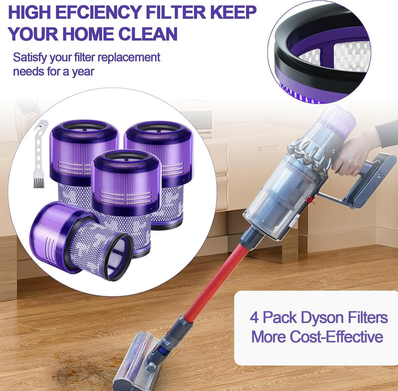 TOPALL Filters für Dyson V11 Filter,Filter für Dyson V15 Filter,Staubsauger Ersatzfilter für Dyson V