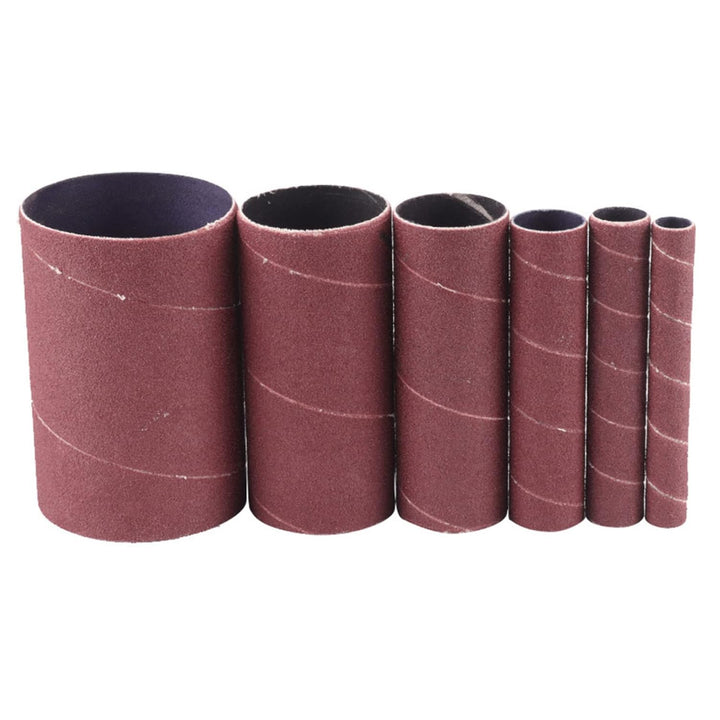 ZYWUOY 12 Stück Spindelschleiferhülsen, 11,4 cm Schleiftrommelhülsen-Set Schleifpapier Trommel Polie