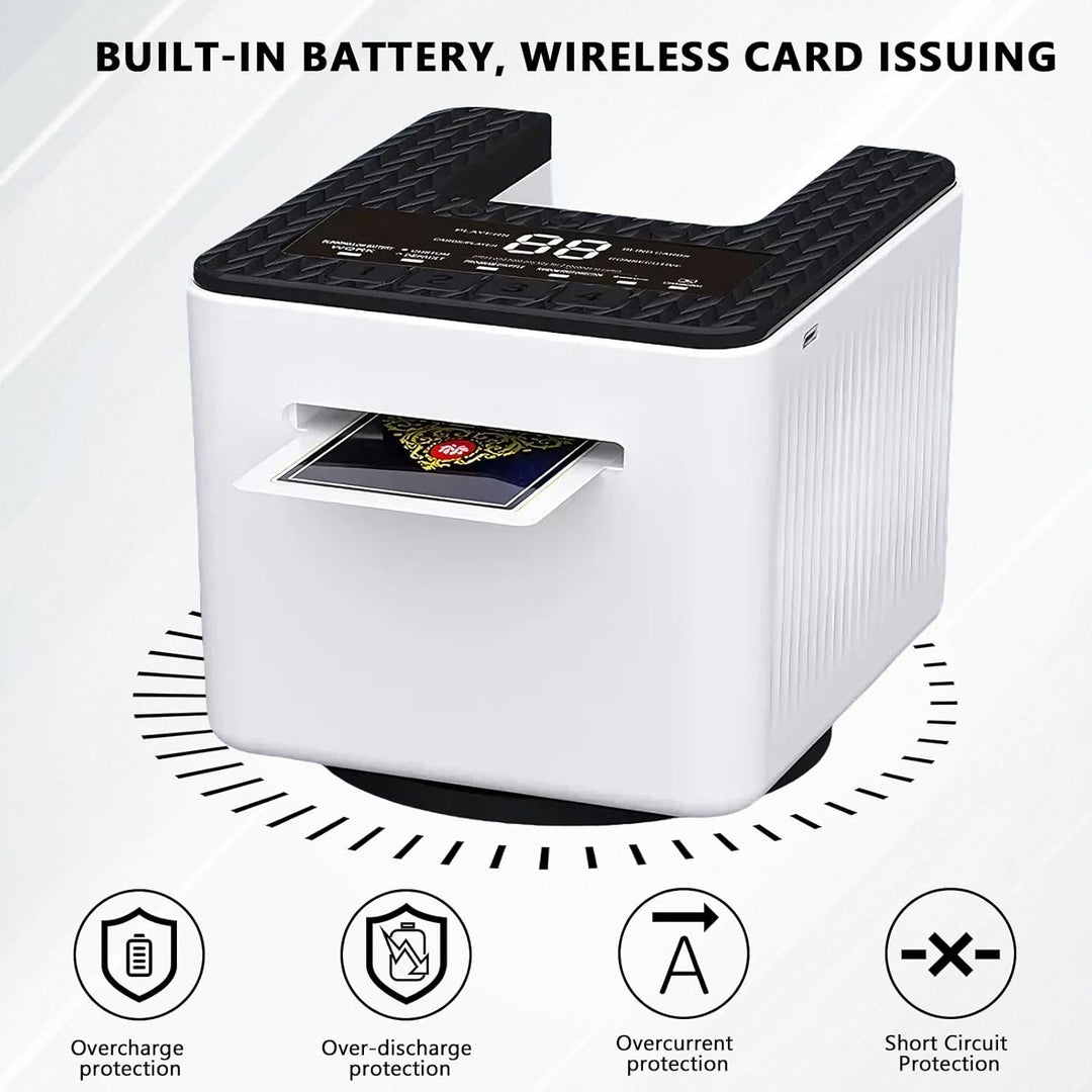 Elektrischer Kartenmischer, Automatische Kartenmischer und Kartensender, 2 in 1 Kartenmischmaschine