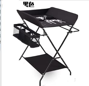 Klappbare Wickelkommode höhenverstellbar Klappwickeltisch mit/ohne Rollen, Mobile Wickeltisch mit Wi
