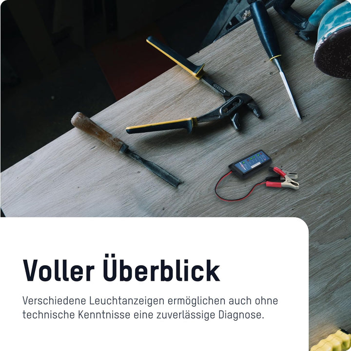 ANSMANN Batterie Ladegerät 2V/6V/12V mit Erhaltungsladung zum Einlagern von Blei Akkus (Gel, Wet, MF