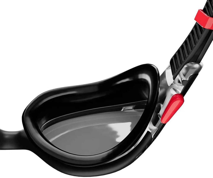 Speedo Unisex Biofuse 2.0 Swimming Goggles Goggles (pack of 1) Einheitsgrösse Black/Chrome, Einheits