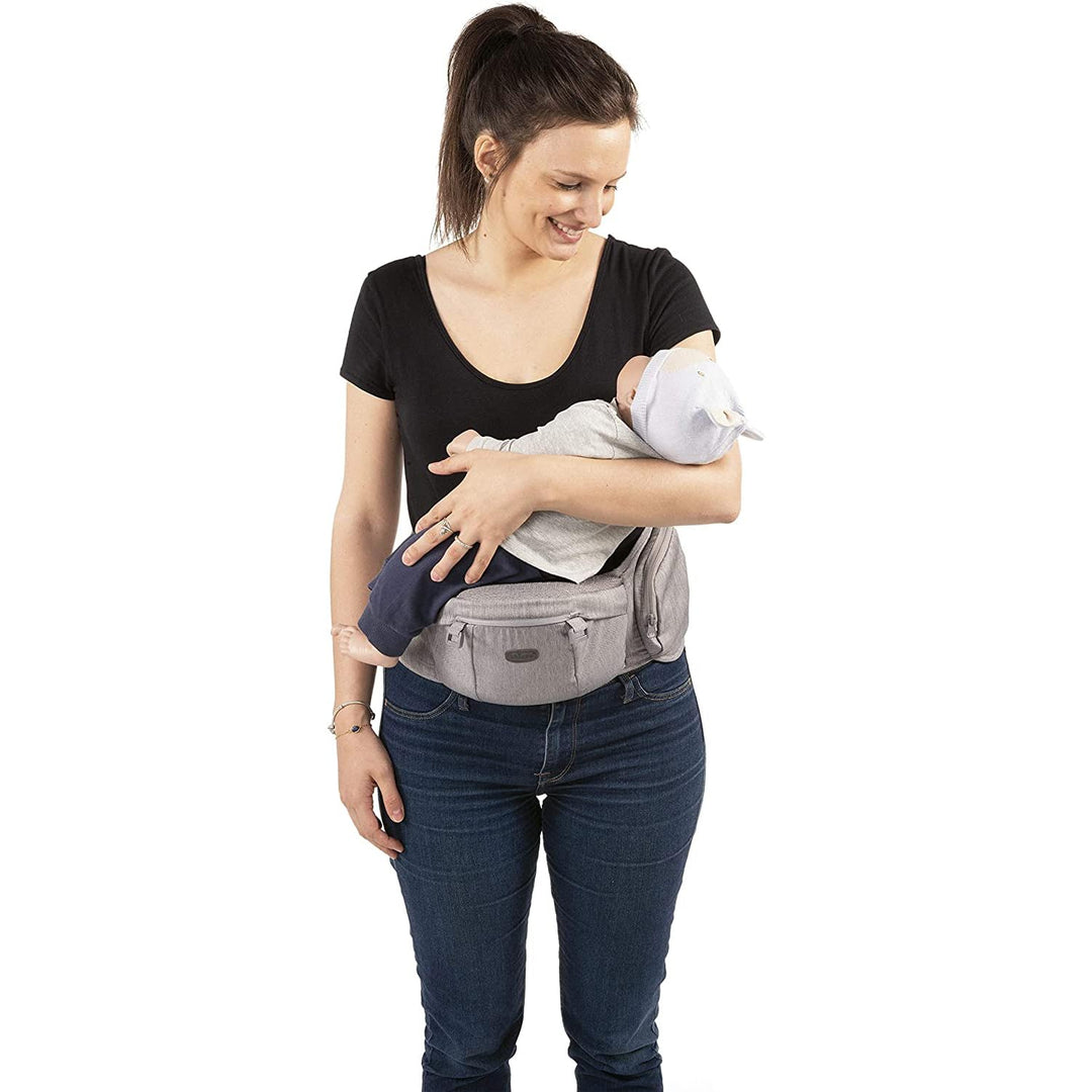 Chicco Babytrage Hip Seat, 3-in-1 ergonomische und multifunktionale Babytrage mit abnehmbaren und se