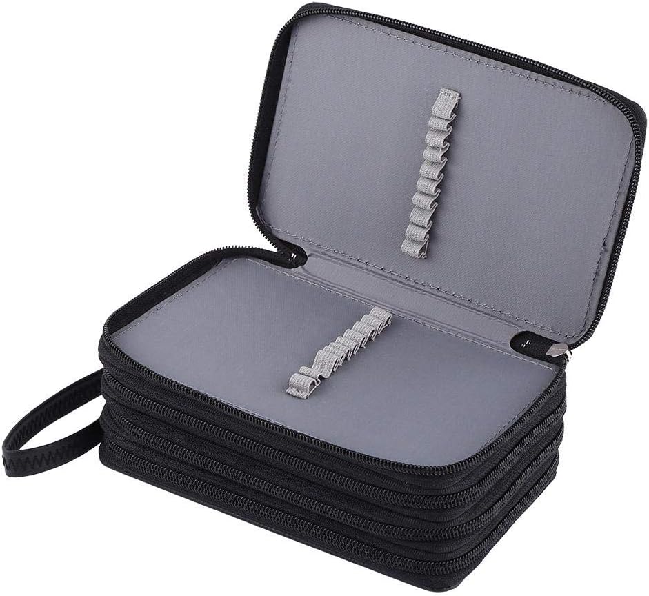Bleistifte Fall Multi-Schichten 72 Slots PU Leder Bleistifte Tasche Grosse Kapazität Farbige Schule