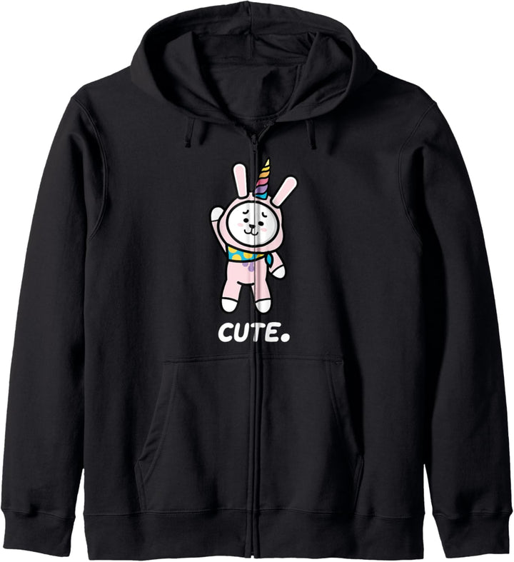 Niedliche Einhorn Grafik Tochter Geschenke Mädchen Kapuzenjacke