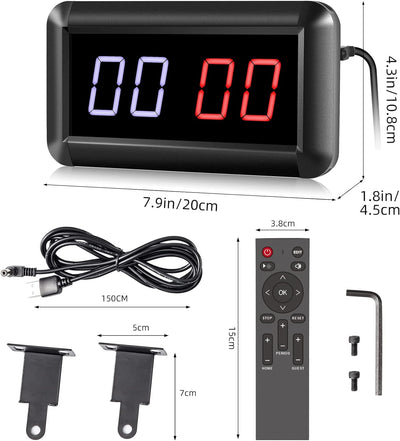 PELLOR Sport Anzeigetafel Fussball Portable Scoreboard, LED Anzeigetafel Elektronisch 0-99 mit Fernb