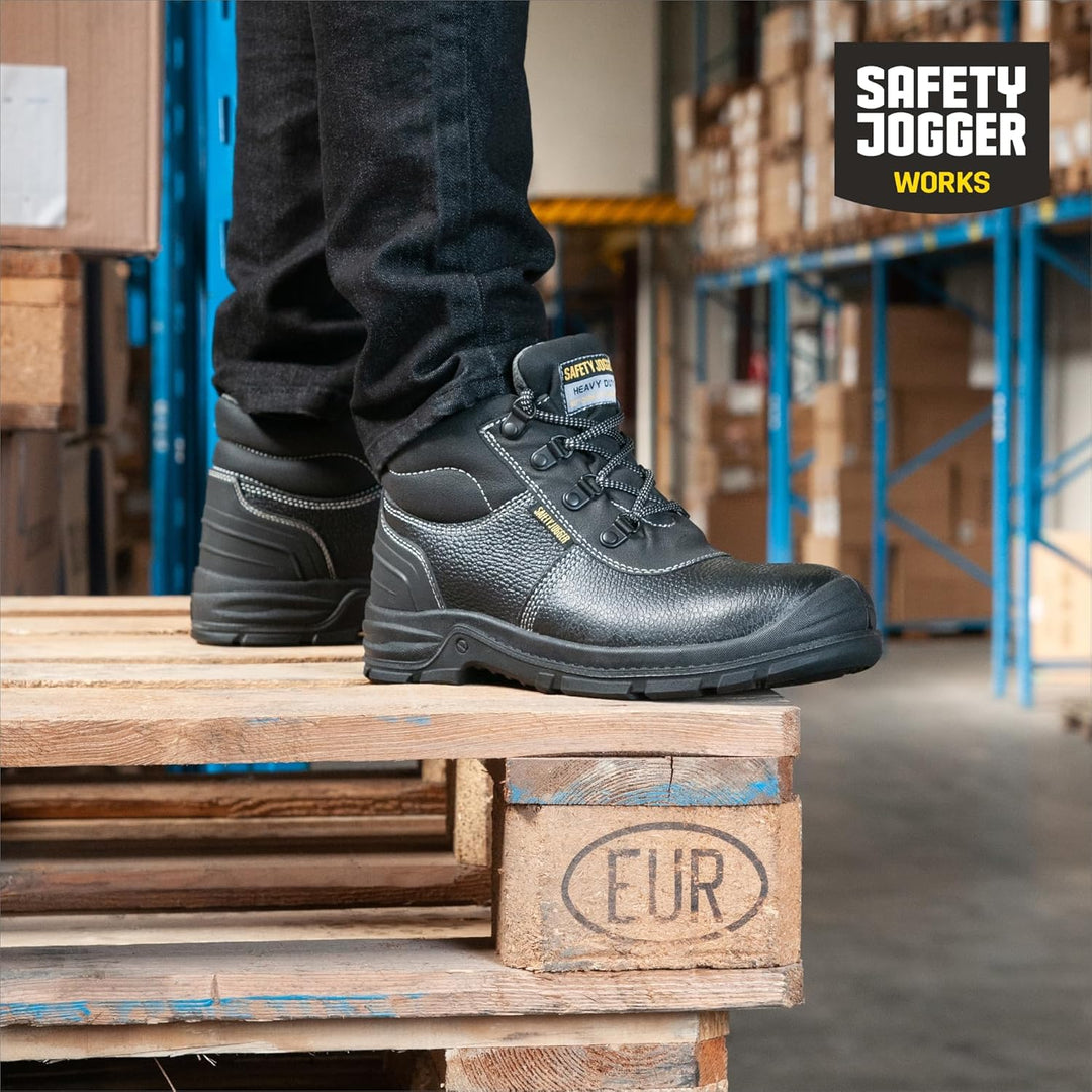 SAFETY JOGGER mit Stahlkappe Herren Leicht - S3 / S1P Arbeitsschuh für Damen, rutschfeste Pannensich