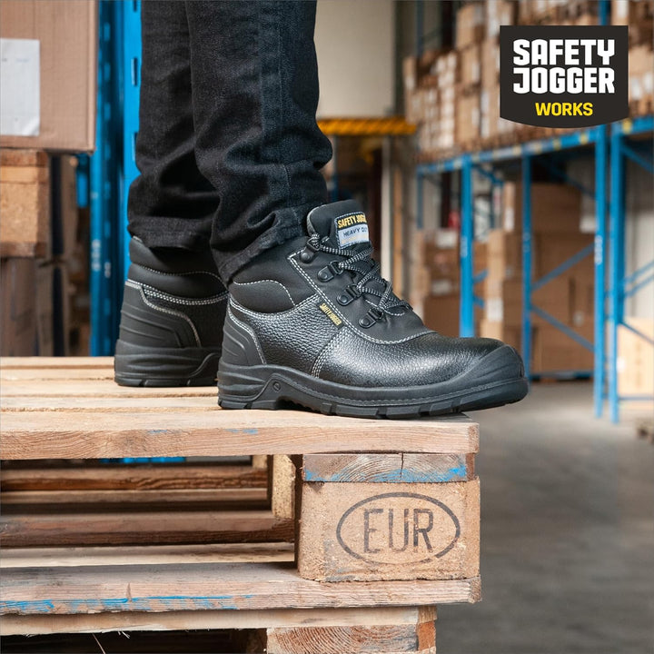 SAFETY JOGGER mit Stahlkappe Herren Leicht - S3 / S1P Arbeitsschuh für Damen, rutschfeste Pannensich