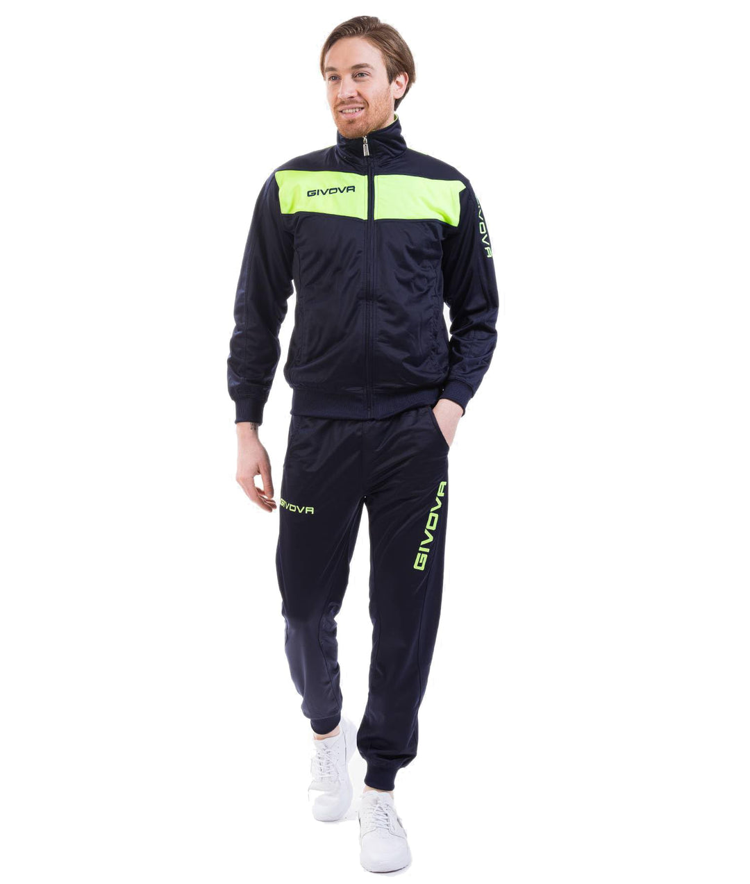 Givova Herren Tuta Visa Fluo Sportoutfit (1er Pack) L mehrfarbig, L mehrfarbig