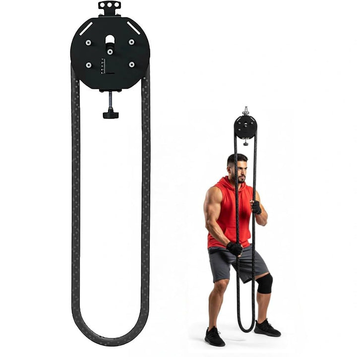 Endless Rope Trainer, Riemenscheiben-System mit einstellbarem Widerstand, für Muskelausdauertraining