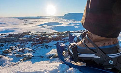 Inook AXM Schneeschuhe I Schneeschuhe mit Steighilfe I EU 36-47 I Schneeschuh Set mit praktischer Sc