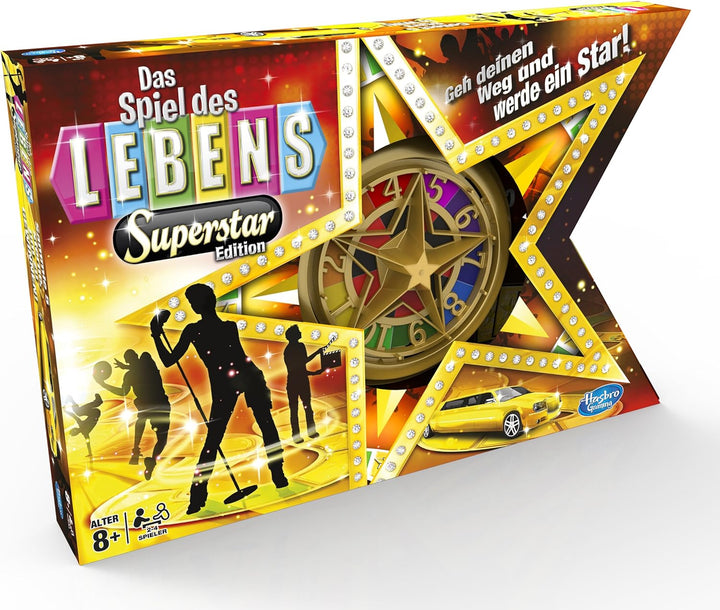Hasbro A4623100 - Spiel des Lebens Superstar Edition