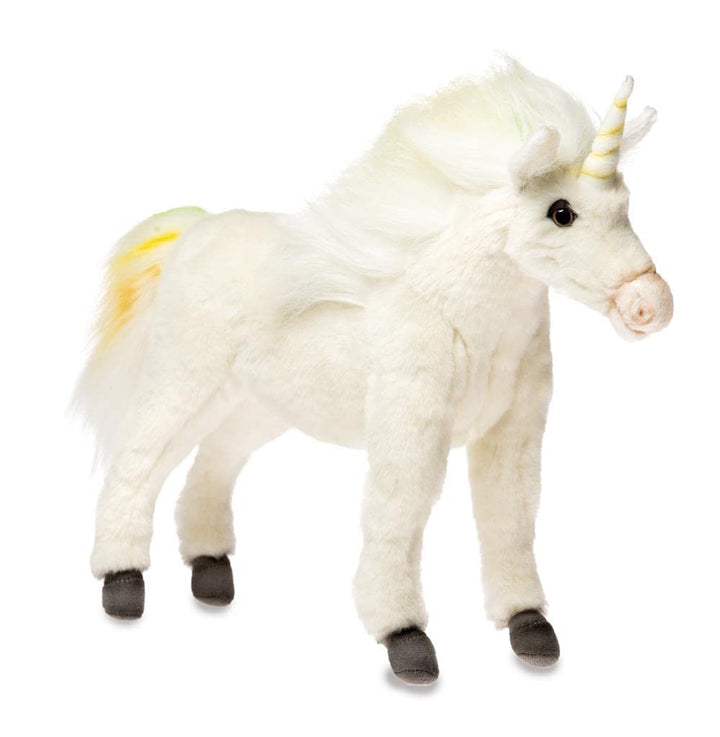 HANSA Plüschtier Einhorn 27 cm H / 30 cm L