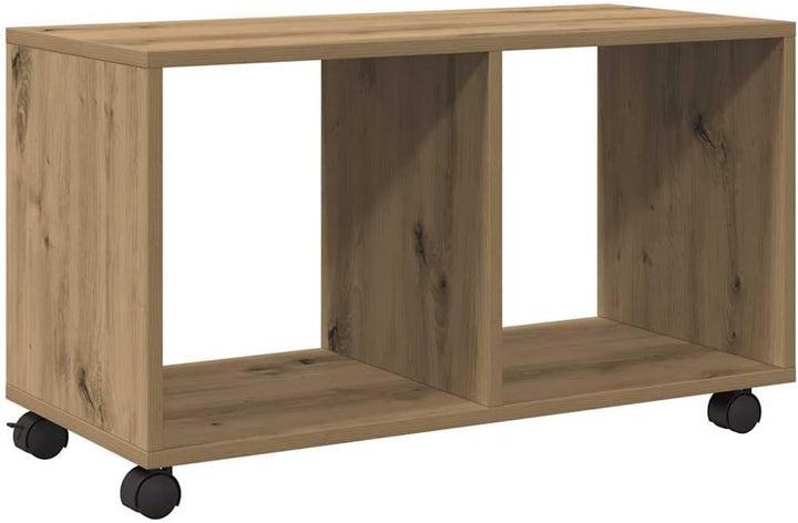 vidaXL Rollschrank, Rollcontainer mit Offenem Design, Aktenschrank für Büro Wohnzimmer, Büroschrank