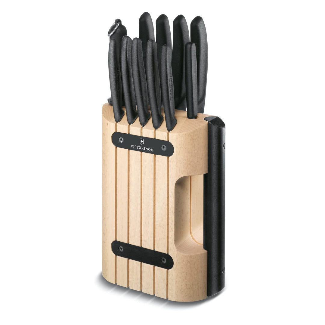 Messerblock CLASSIC, 11-tlg, Nylongriffe schwarz,