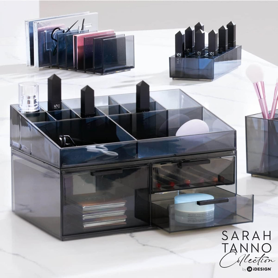 iDesign Make-up Organizer, Schmink Aufbewahrung mit 13 Fächern aus der Signature Series by Sarah Tan