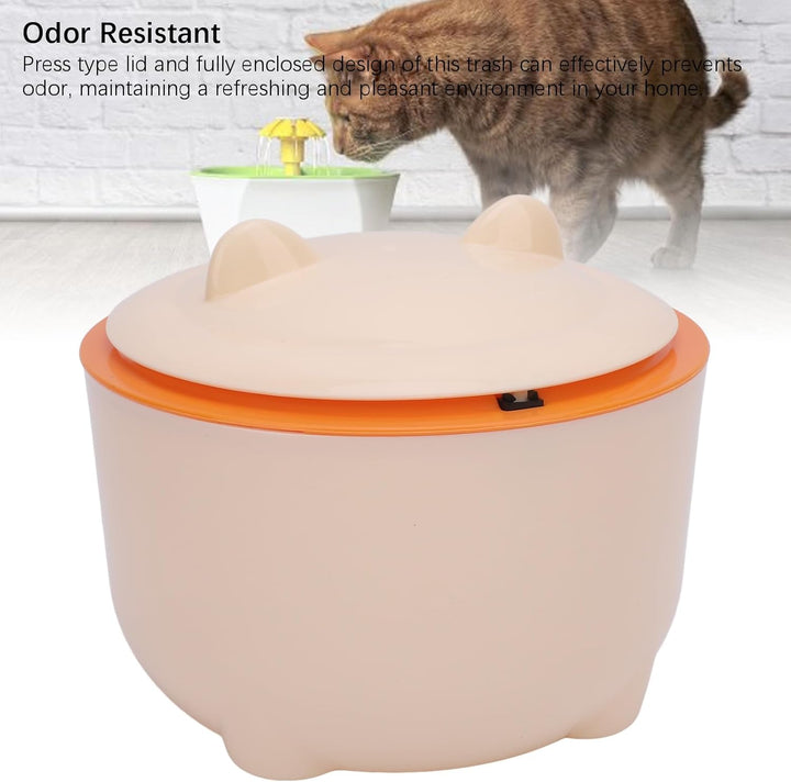 Katzenkot Mülldose, Katzenstreu Müll Können mit Deckel, PP -Material, Multifunktionaler Abfallbehält