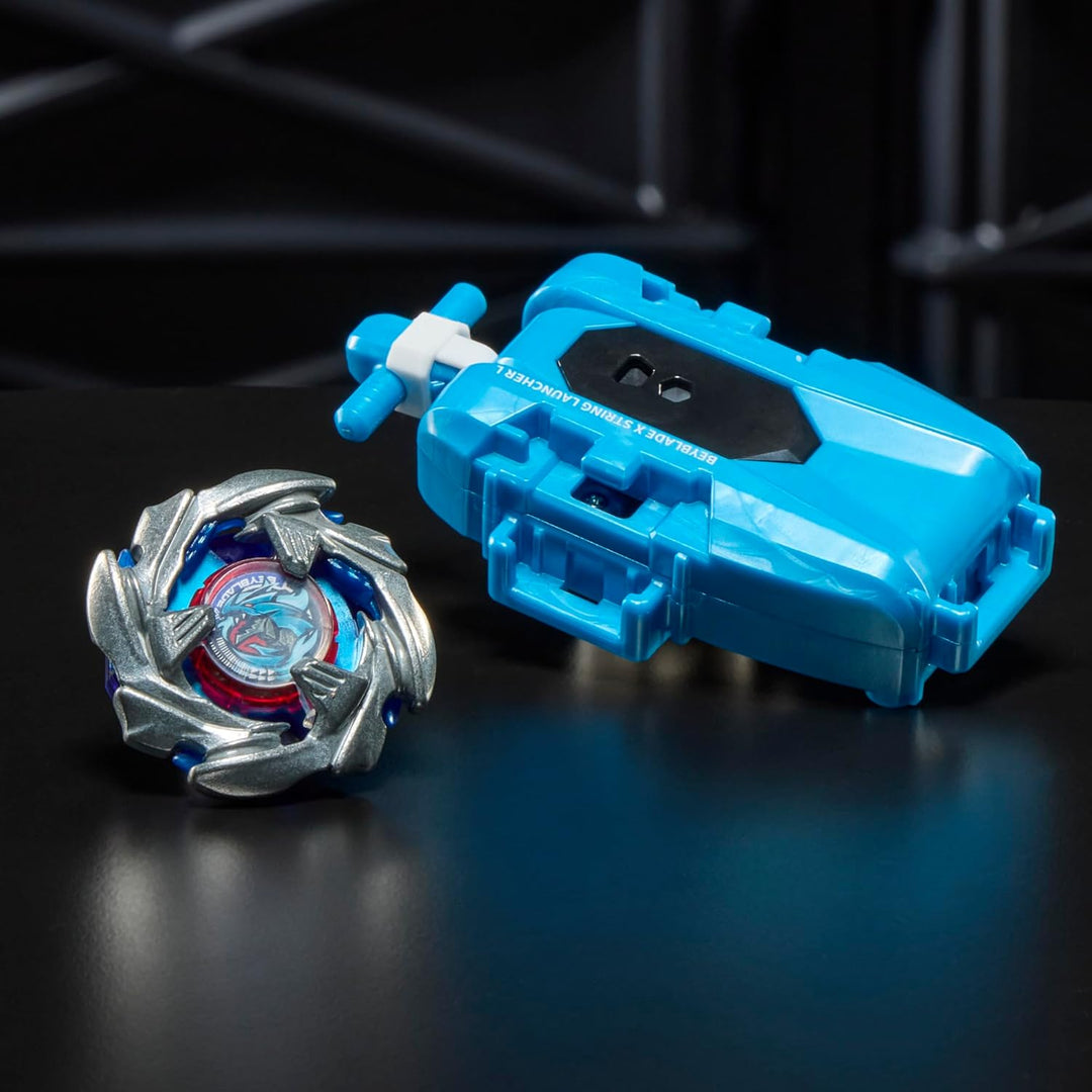 Beyblade X Cobalt Dragoon 2-60C Deluxe linksdrehdes Schnur-Starter Set COBALT DRAGOON LEFT SPIN LAUN