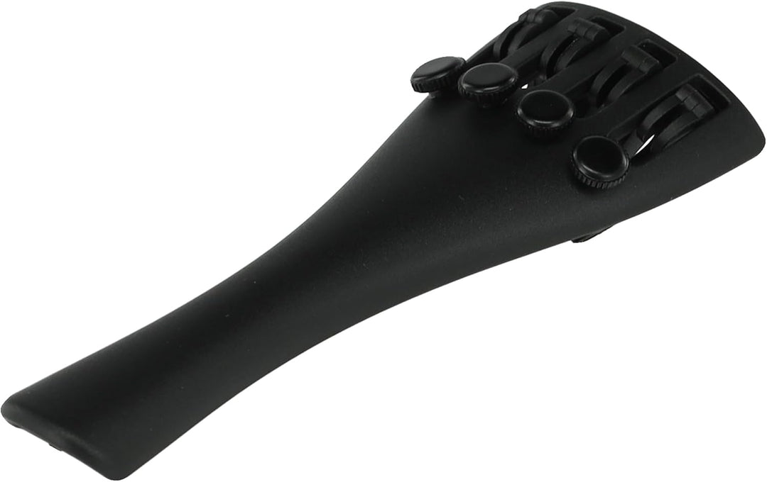 Wittner Violin Saitenhalter 1/2 Hi-Tech Kunststoff mit 4 Feinstimmern, ultraleicht, Schwarz