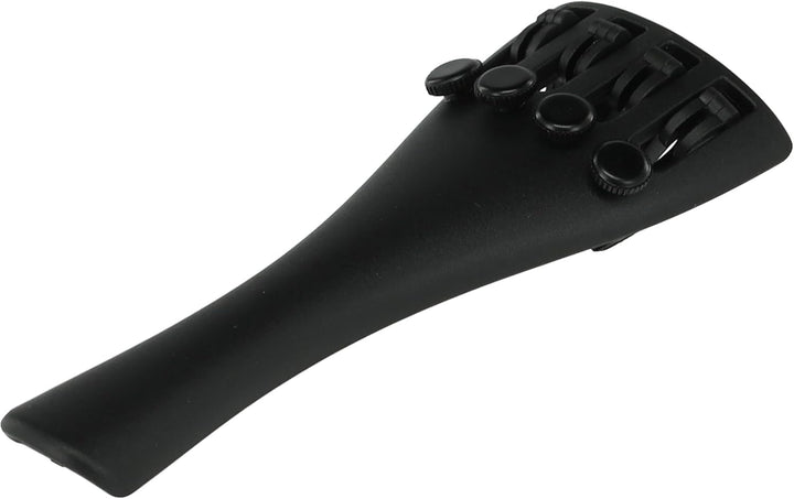 Wittner Violin Saitenhalter 1/2 Hi-Tech Kunststoff mit 4 Feinstimmern, ultraleicht, Schwarz
