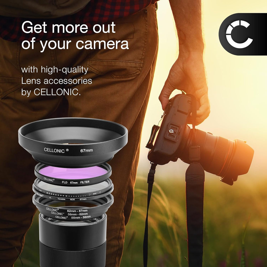 CELLONIC Gegenlichtblende kompatibel mit Nikon AF-S Nikkor 24-70 mm f/2.8G ED - Bajonett HB-40 Objek