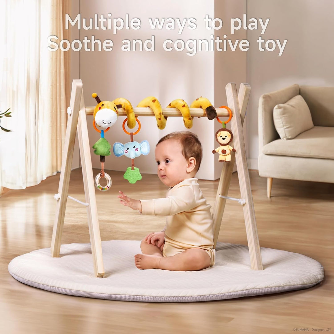Giraffe Spirale Kinderwagen Spielzeug für Babys,Kleinkind Autositz Kinderbett Kinderwagen Hängend Sp