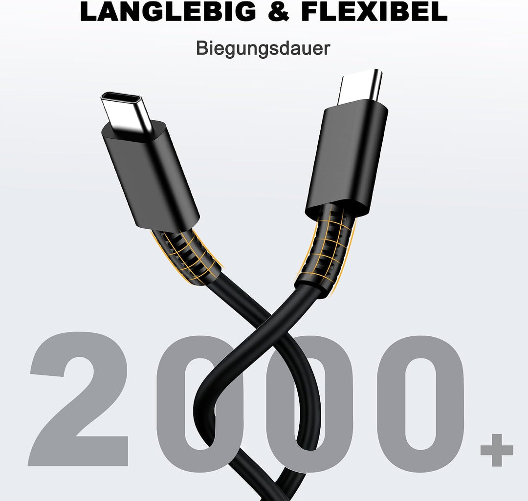 HASACOOL 60W Switch 2 Netzteil mit 1.5M USB C Switch Ladekabel Kompatibel mit OLED/Lite/Deck Dock/iP