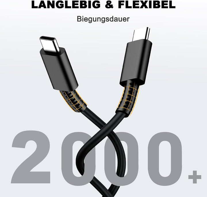 HASACOOL 60W Switch 2 Netzteil mit 1.5M USB C Switch Ladekabel Kompatibel mit OLED/Lite/Deck Dock/iP