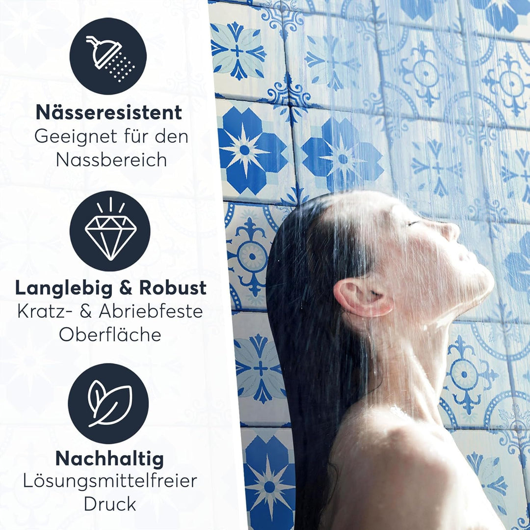 CREATISTO Mosaik Klebefliesen Stickerfliesen Fliesenfolie - Hochwertige Sticker Aufkleber für Wandfl