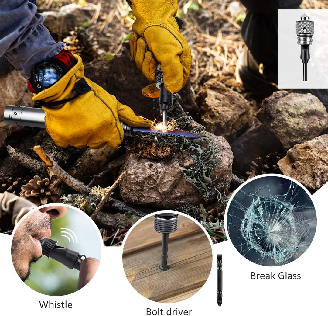 MOSFiATA Klappspaten 75cm Klappschaufel , 16 All-in-Function Survival Schaufel mit 2 Stück verstellb