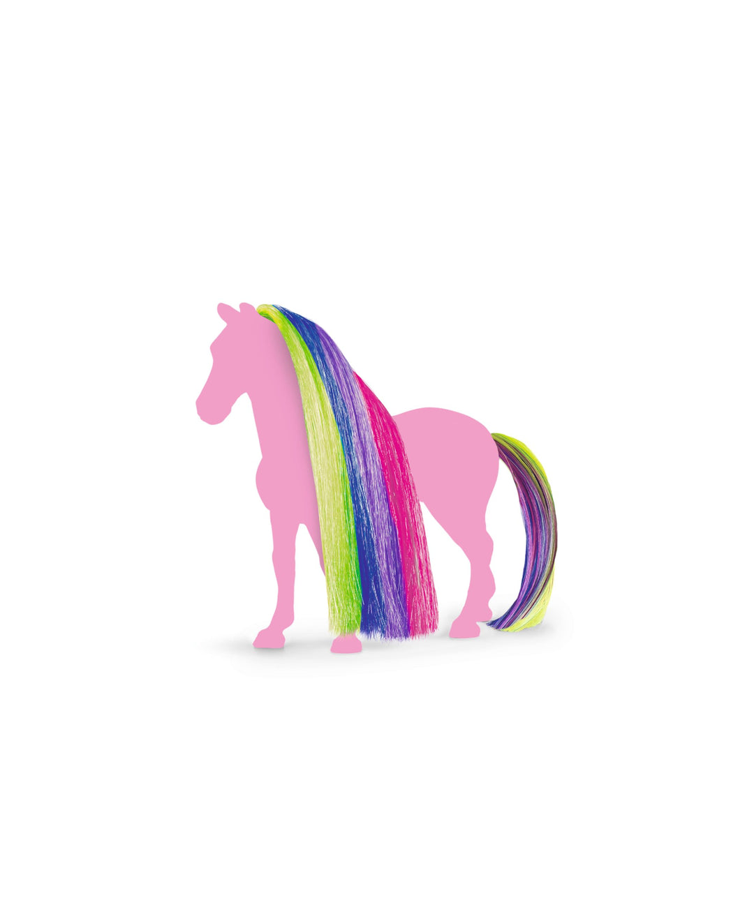schleich 42654 Haare Beauty Horses Rainbow, ab 4 Jahren, HORSE CLUB Sofia&